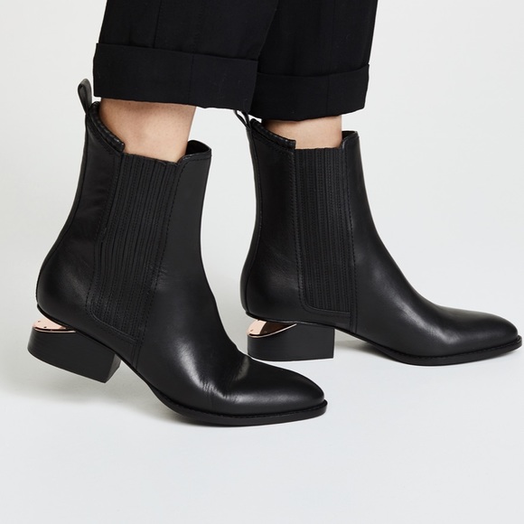 Alexander Wang Shoes - Rose Gold Alexander Wang Anouck Chelsea Boot 36